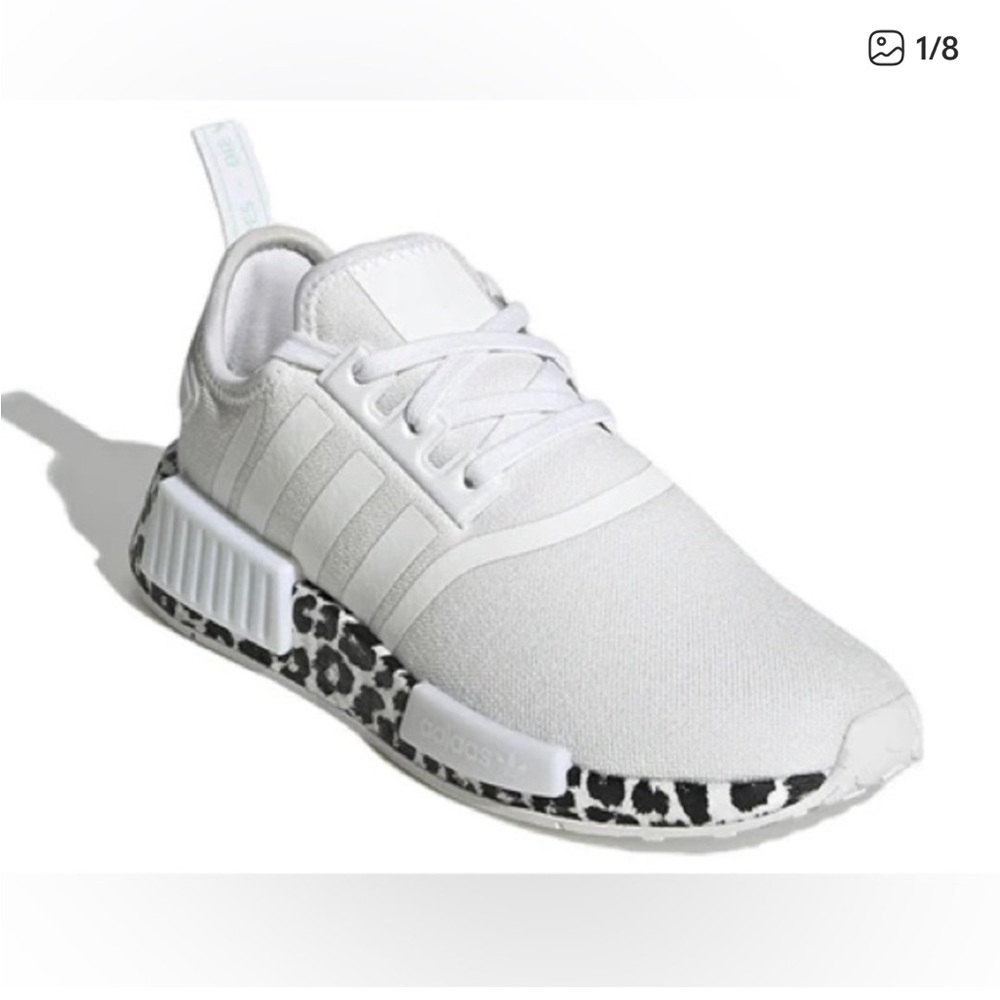 adidas NMD R1 Leopard White